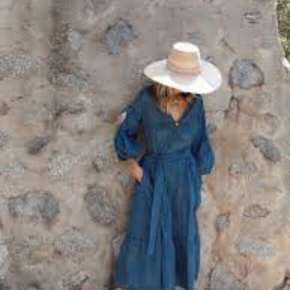 Pietsie Tropea Dress - Indigo Calico - Picture 5 of 5